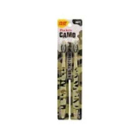 Set Periute de dinti pentru Copii, Plackers, Camo Soft, Peri Moi, Camuflaj Verde, 5-8 Ani, 2 buc