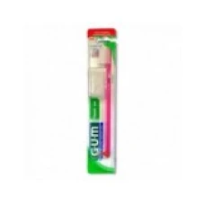 Periuta de Dinti Manuala, GUM, Classic Soft 4-Row 409, Curatarea Placii Bacteriene, Hard, Culoare Roz