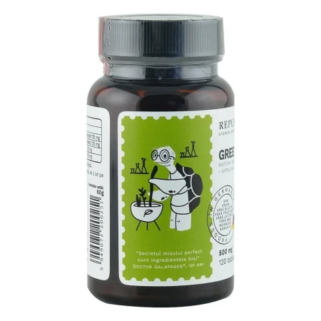 Green Detox (500 mg) supliment alimentar Ecologic Republica BIO, 120 tablete (60 g)