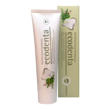 Pasta de dinti multifunctionala cu extract de 7 plante si kalident, 100ml, Ecodenta
