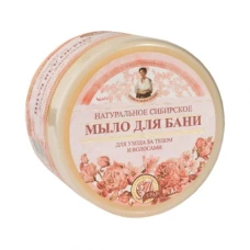 Sapun natural din flori siberiene pentru corp si par, 500ml, Bunica Agafia