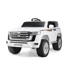 Masinuta electrica pentru 2 copii, Toyota Land Cruiser 140W 12V PREMIUM, alba