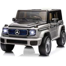 Masinuta electrica pentru copii, Mercedes EQG 140W 12V 9Ah, Premium, culoare Gri