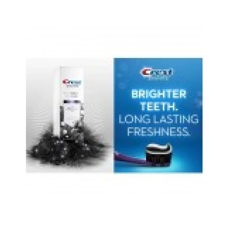 Pasta de Dinti, Crest 3D White, Whitening Therapy, Charcoal Deep Clean, cu Carbune Activ din Cocos, 116gr