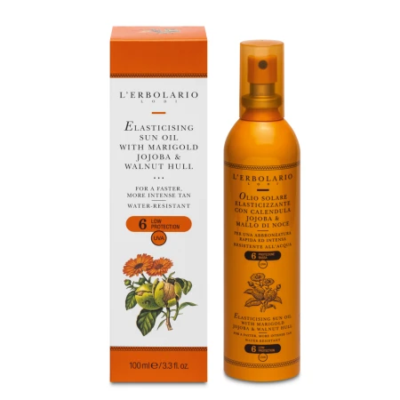 L'Erbolario Ulei de soare Elasticising Sun SPF6, 100ml