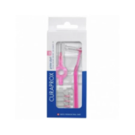 Set Periute Interdentare, Curaprox, CPS 08 Prime Start, pentru Curatarea Spatiilor Interdentare, impotriva Gingivitei, Culoare R