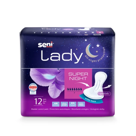Absorbante urologice Super Night Lady, 12 bucati, Seni