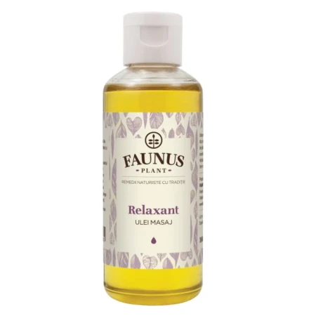 Ulei masaj Relaxant cu lavanda si ylang-ylang, 100ml, Faunus Plant