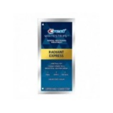 Benzi Albirea Dintilor, Crest, 3D White, Radiant Express, 14% Concentratie, 1 Plic