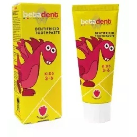 Pasta de dinti cu aroma de fructe de padure Kids 3-6, 75ml, Betadent