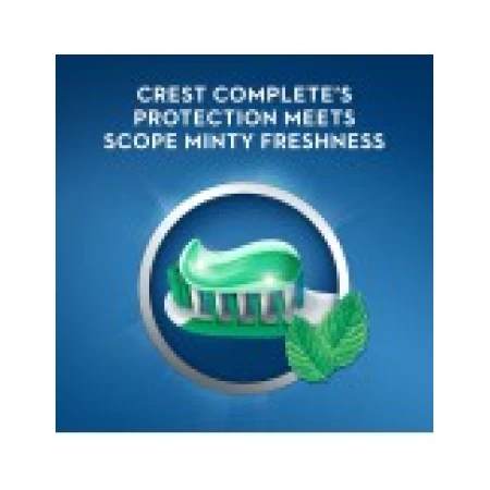 Pasta de Dinti Gel, Crest 3D White, Multi-Benefit, Cool Spearmint, Complete Scope Whitening, 130gr
