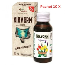 Nikvorm sirop pachet10 flacoane,Biovitality