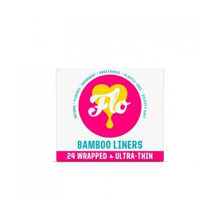 Absorbante zilnice ultra subtiri, ambalate individual, Flo, 24 buc