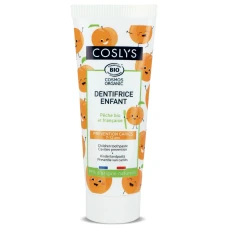 Pasta de dinti bio pentru copii prevenirea cariilor(7-12 ani) cu piersici, 50ml, Coslys