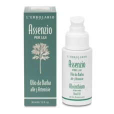 L'Erbolario Ulei pentru barba Absinthium, 30ml
