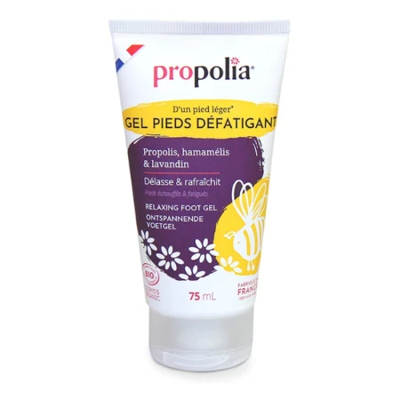 Gel relaxant pentru picioare cu propolis, hamamelis si lavanda ecologic 75ml Propolia
