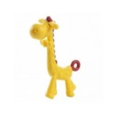 Jucarie Dentitie pentru Bebelusi, Zamo, Baby Giraffe, Educativa, pentru Dureri Gingivale, fara BPA, Material Silicon, Galbena