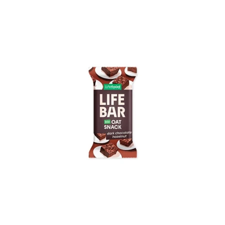 Lifebar baton de ovaz brownie fara gluten bio 40g