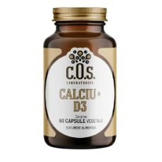 Calciu + Vitamina D3, 60 capsule, COS Laboratories