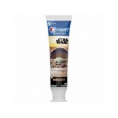 Pasta de Dinti Copii 3+ Ani, Crest, Star Wars, Personaj Baby Yoda, Aroma Capsuni, Impotriva Cariilor, 119gr