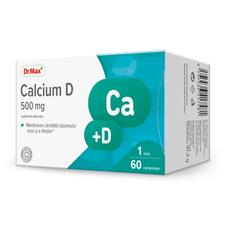 Dr. Max Calcium D, 60 comprimate