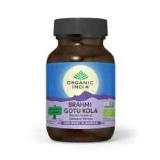 Brahmi~Gotu Kola , Pentru Creier & Sistemul Nervos si Deficit de Atentie, eco, 60 cps, Organic India