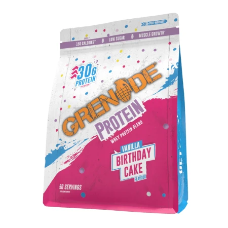 Proteine din zer Protein Powder Birthday Cake, 2kg, Grenade