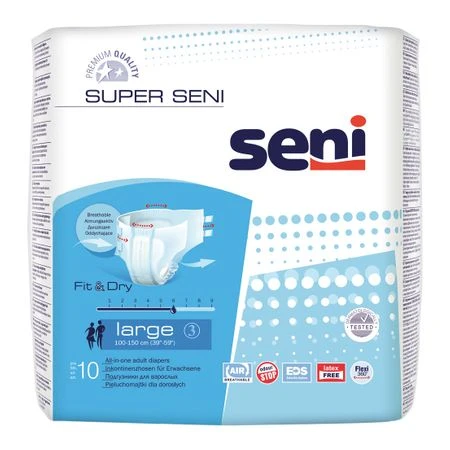 Scutece pentru adulti Super Seni, Large, 10 bucati, Seni