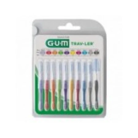 Set 10x Periute Interdentare, GUM, Trav-Ler, Curatare Eficienta prin Diverse Dimensiuni