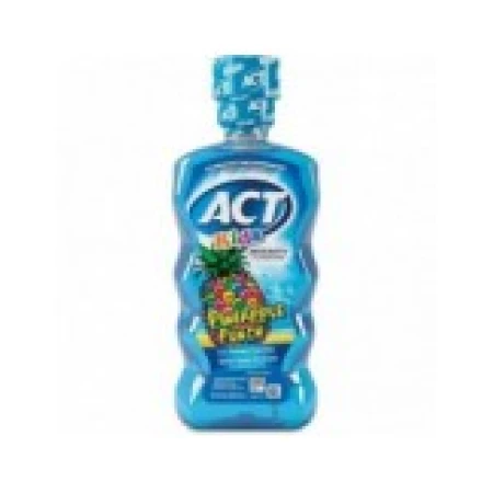 Apa de Gura pentru Copii, Act, Pinapple Punch, cu Fluor, fara Alcool, Aroma Ananas, Varsta 6+ ani, 500ml