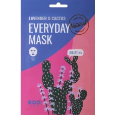 Masca de fata calmanta cu lavanda si flori de cactus Everyday, 27g, Dearboo