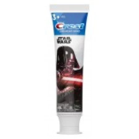 Pasta de Dinti Copii 3+ Ani, Crest, Star Wars, Darth Vader, Aroma Capsuni, Impotriva Cariilor, 119gr