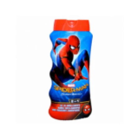 Gel de Dus si Sampon 2-in-1 pentru Copii, Marvel, Spider-Man, Hipoalergenic, Curata si Netezeste Pielea, 475ml