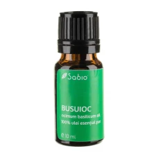 Ulei esential de busuioc (ocimum basilicum oil), 10ml, Sabio
