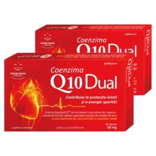 Pachet 2 cuti Coenzima Q10 dual - 2 cutii tratament 2 luni Good Days