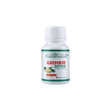 Ghimbir Detox, 120 cps - Health Nutrition