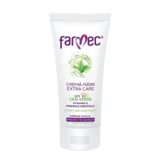 Crema de maini cu SPF10 si ceai verde Extra Care, 100ml, Farmec