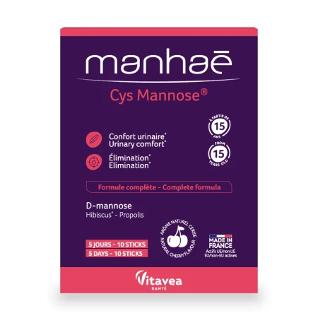 Cys Mannose, 10 plicuri, Manhae