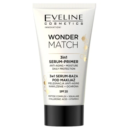 Serum-primer Wonder Match 3in1, 30ml, Eveline Cosmetics