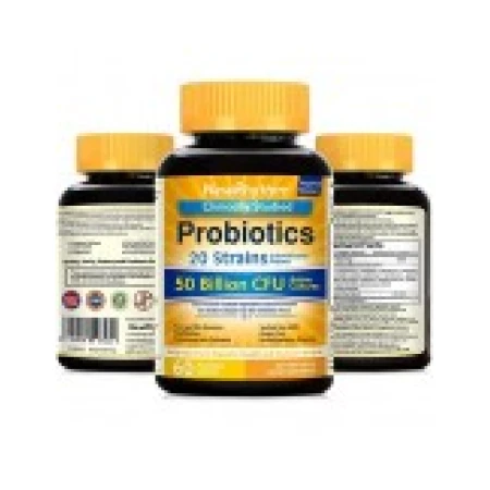 Probiotice, NewRhythm, 50 Miliarde / portie, 20 de Tulpini Biodisponibile, 60 capsule