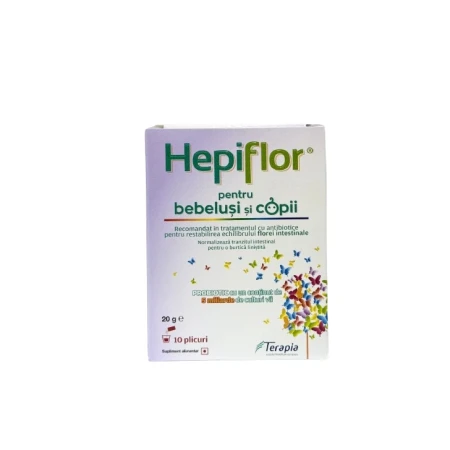 Hepiflor pentru bebelusi si copii, 10 plicuri, Terapia