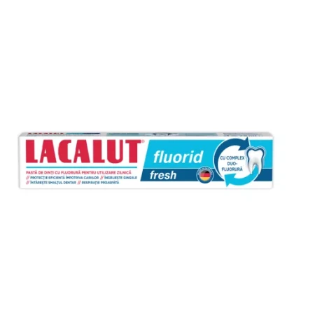 Pasta de dinti Fluorid Fresh, 75ml, Lacalut