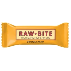 BATON FARA GLUTEN, FARA ZAHAR, ORANGE CACAO, BIO, 50G, RAW BITE