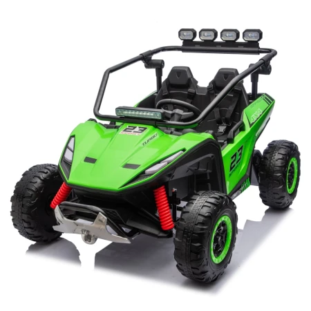 UTV electric pentru 2 copii, Kinderauto Vector Dune-Buggy, 300W, 24V, echipare premium, verde