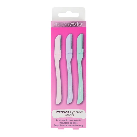 Kit aparate de ras pentru sprancene Pastel, 1 bucata, Brushworks
