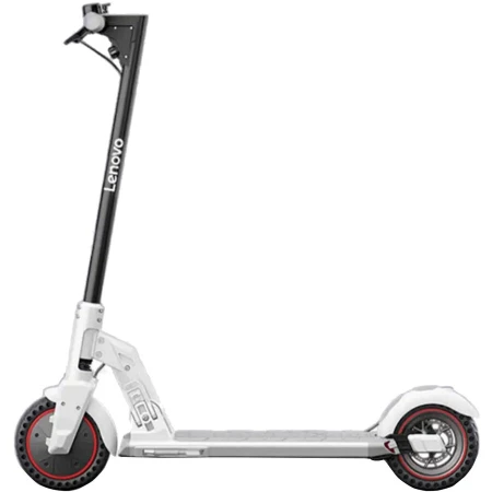 Lenovo Trotineta electrica Lenovo M2, Putere motor 350 W, Autonomie 30 Km, Viteza maxima 25 km/h, Alb