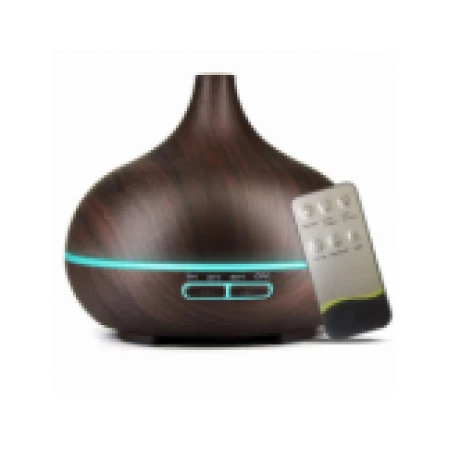 Difuzor Aromaterapie si Umidificator, ZAMO, cu Ultrasunete, 4 Programe, Lumini LED, Telecomanda, 400ml