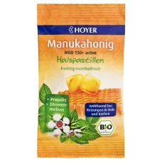 Bomboane cu miere de Manuka MGO +250 bio 30g HOYER