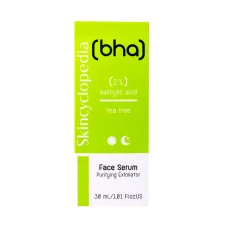 Ser facial cu 2% acid salicilic + ulei arbore de ceai, 30ml, Skincyclopedia