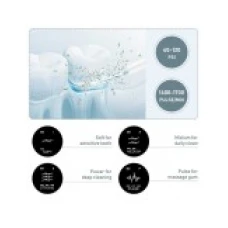Irigator Bucal, NiceFeel, FC2660, fara fir, 2x Varfuri Incluse, 3x Programe, Rezevor 260ml, Alb